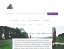 Tablet Screenshot of celticsouljourneys.com